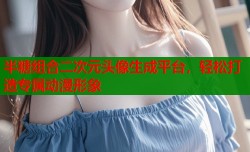 半糖组合二次元头像生成平台，轻松打造专属动漫形象