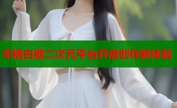 半糖白糖二次元平台开启创作新体验