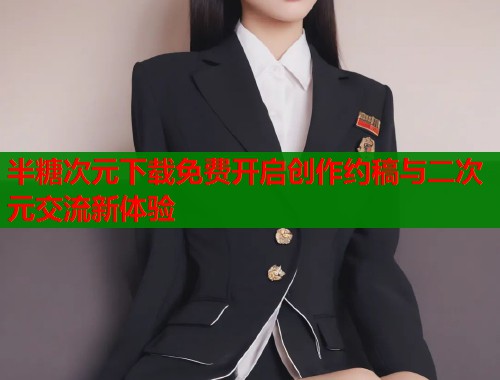 半糖次元下载免费开启创作约稿与二次元交流新体验  第1张