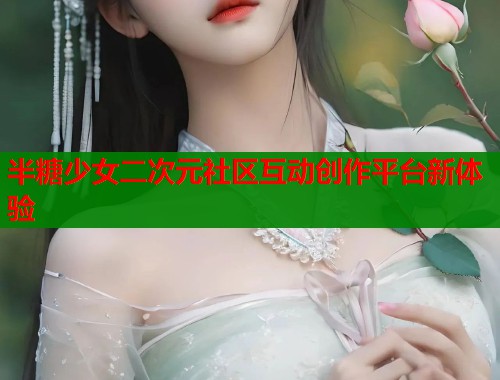 半糖少女二次元社区互动创作平台新体验  第1张