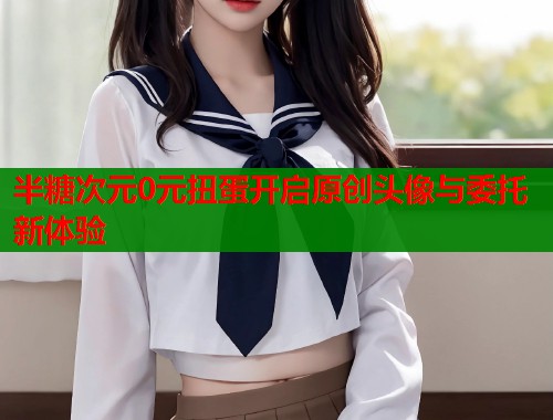 半糖次元0元扭蛋开启原创头像与委托新体验  第1张