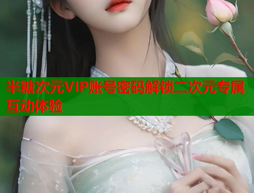 半糖次元VIP账号密码解锁二次元专属互动体验  第1张