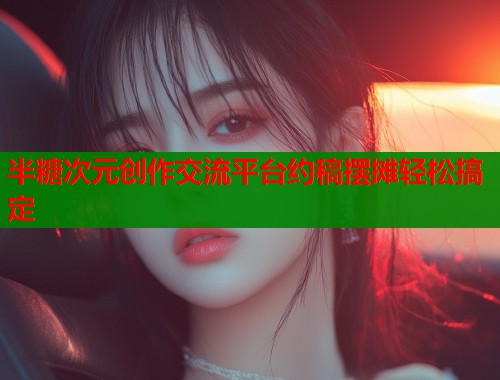 半糖次元创作交流平台约稿摆摊轻松搞定  第1张