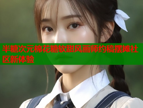 半糖次元棉花糖软甜风画师约稿摆摊社区新体验  第1张